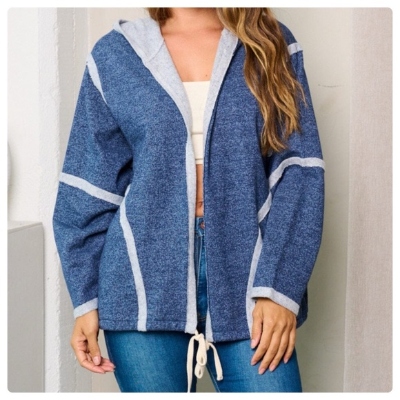 A Girl Thing Sweaters - $20 Start 207  LAST ONE ❤️ LONG SLEEVE HOODED OPEN FRONT
CARDIGAN